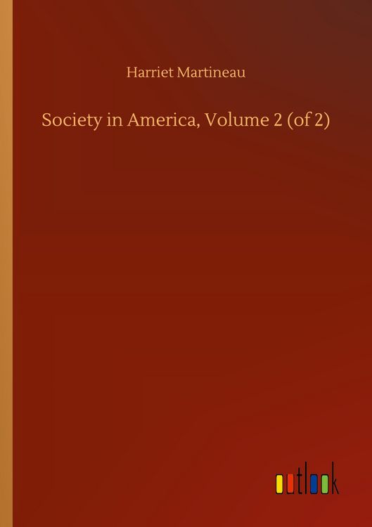 Produktbild: Society in America, Volume 2 (of 2)