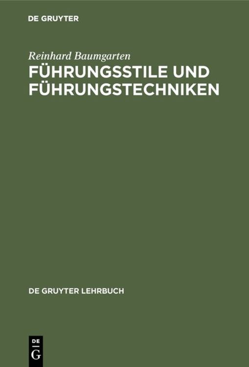 Produktbild: F&uuml;hrungsstile und F&uuml;hrungstechniken