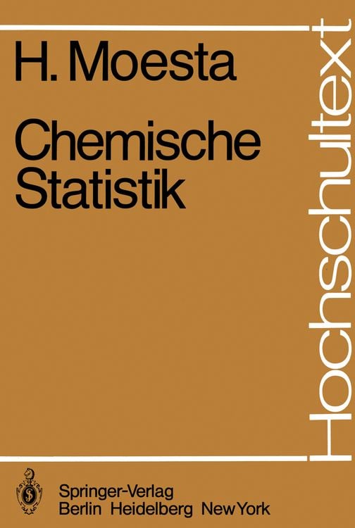 Produktbild: Chemische Statistik