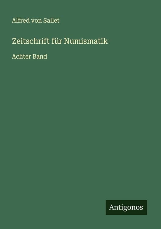 Produktbild: Zeitschrift f&uuml;r Numismatik