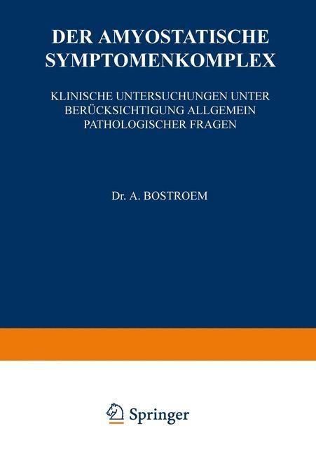 Produktbild: Der Amyostatische Symptomenkomplex