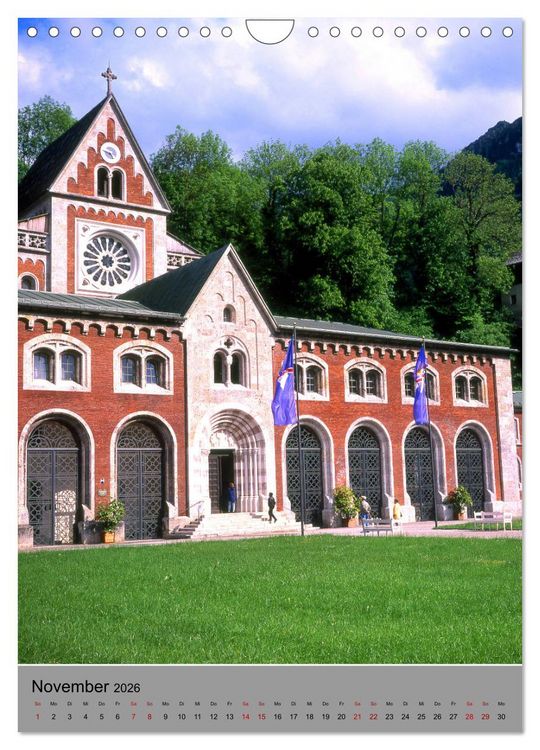 Produktbild: Wundersch&ouml;nes Berchtesgadener Land (Wandkalender 2026 DIN A4 hoch), CALVENDO Monatskalender