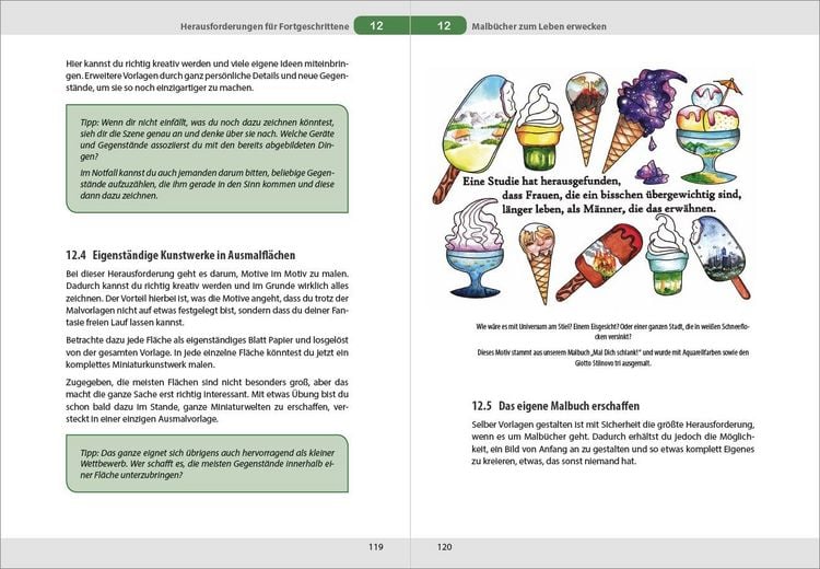 Produktbild: Kreative Ausmaltechniken - Malb&uuml;cher zum Leben erwecken!