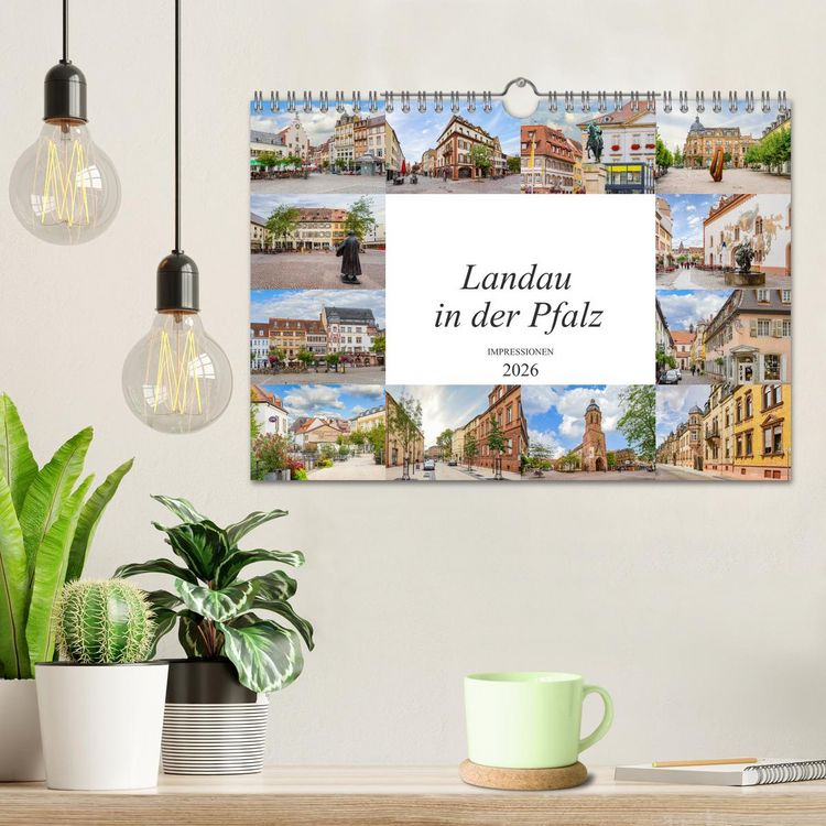 Produktbild: Landau in der Pfalz Impressionen (Wandkalender 2026 DIN A4 quer), CALVENDO Monatskalender