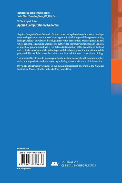 Produktbild: Applied Computational Genomics