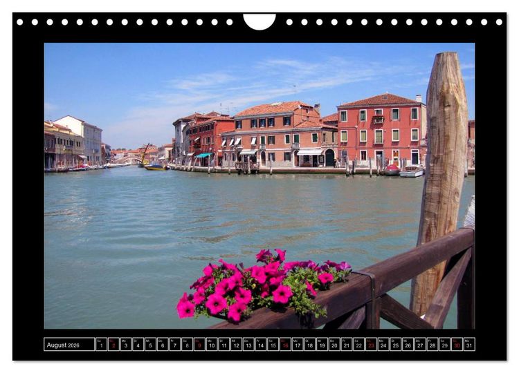 Produktbild: Romantisches Fernweh - Venedig (Wandkalender 2026 DIN A4 quer), CALVENDO Monatskalender