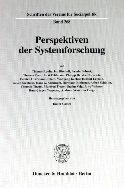 Produktbild: Perspektiven der Systemforschung.
