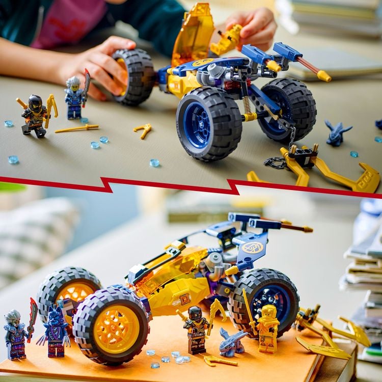 Produktbild: LEGO NINJAGO 71811 Arins Ninja-Geländebuggy, Ninja-Spielzeug mit Auto