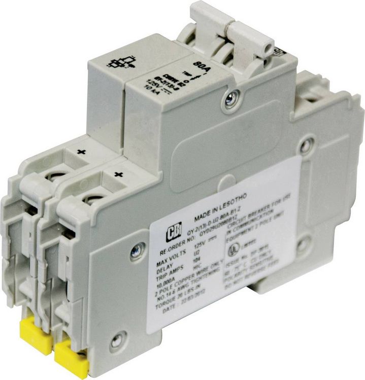Produktbild: CBI Electric QYD28U2080B0Z Leitungsschutzschalter Passend f&uuml;r (Sicherungen) Photovoltaik-Sicherung 80 A 80 V/DC 1 St.
