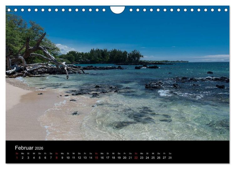 Produktbild: Hawaiianische Tr&auml;ume Big Island (Wandkalender 2026 DIN A4 quer), CALVENDO Monatskalender