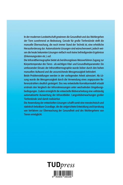 Produktbild: Automatisierung der temperaturbildbasierten Tier&uuml;berwachung
