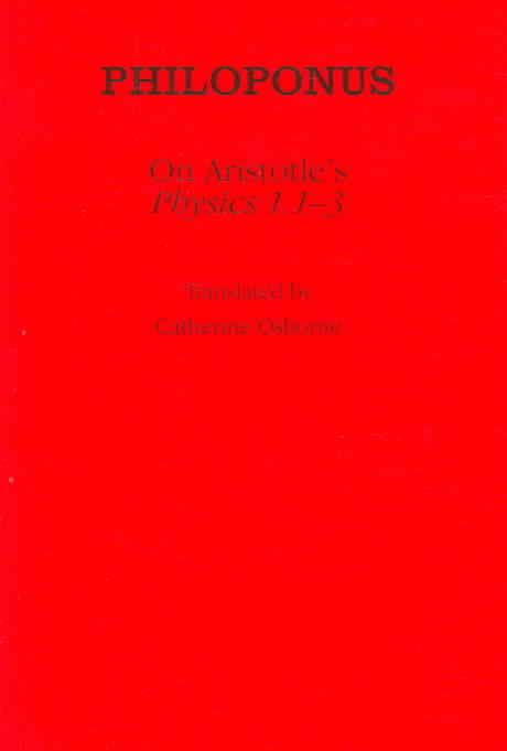 Produktbild: Philoponus: On Aristotle's "Physics 1.1-3"