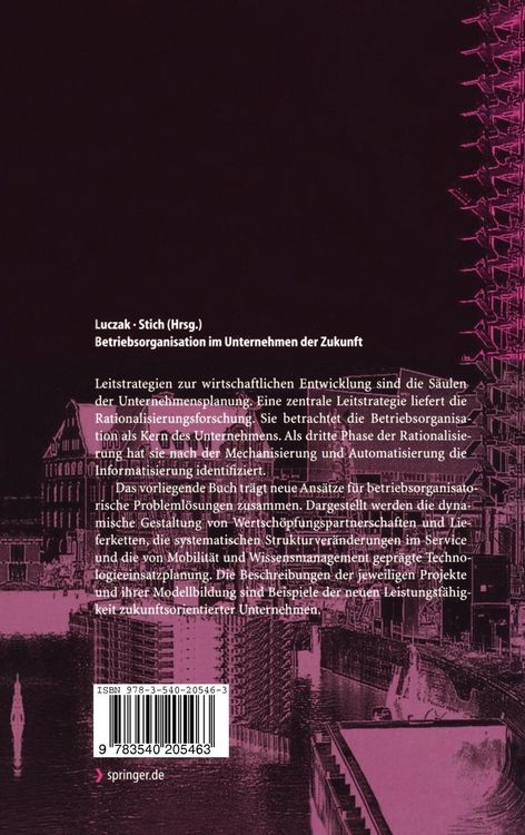 Produktbild: Betriebsorganisation im Unternehmen der Zukunft