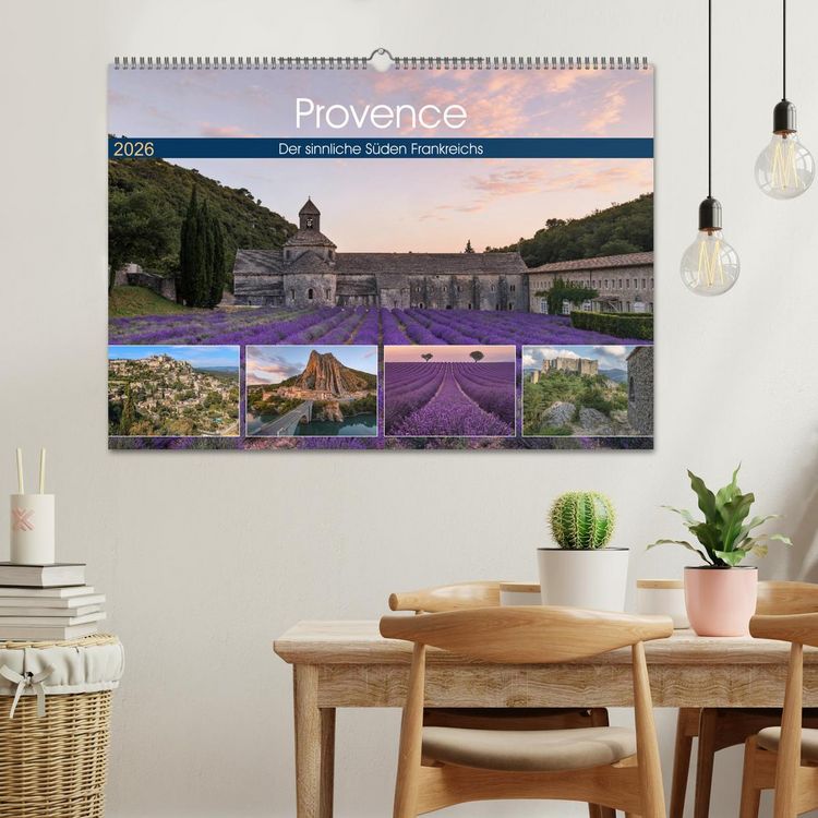 Produktbild: Provence, der sinnliche S&uuml;den Frankreichs (Wandkalender 2026 DIN A2 quer), CALVENDO Monatskalender