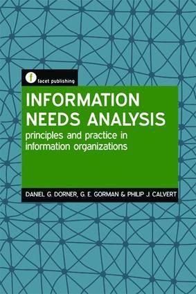 Produktbild: Information Needs Analysis