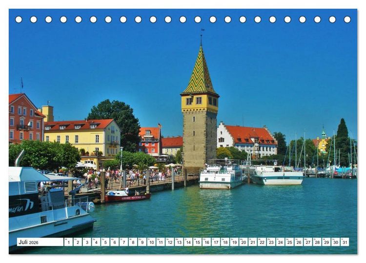 Produktbild: Am Bodenseeufer (Tischkalender 2026 DIN A5 quer), CALVENDO Monatskalender