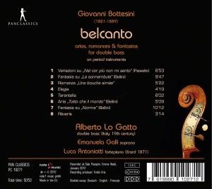 Produktbild: Bottesini: Belcanto