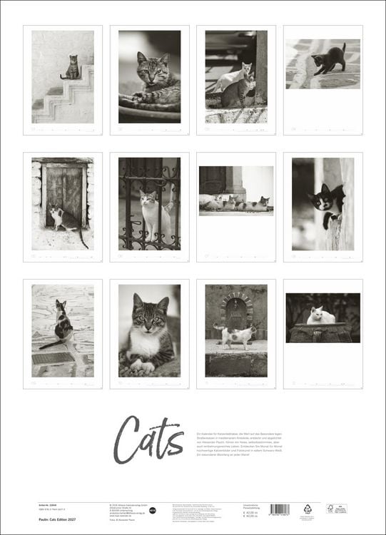 Produktbild: Cats Edition Kalender 2027