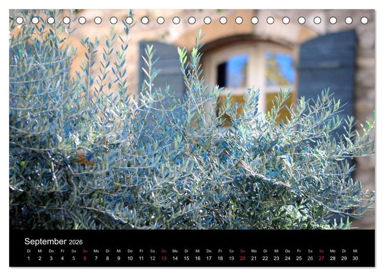 Produktbild: Provence 2026 - Stille Bilder (Tischkalender 2026 DIN A5 quer), CALVENDO Monatskalender