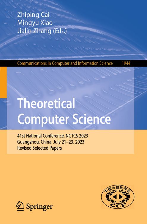 Produktbild: Theoretical Computer Science