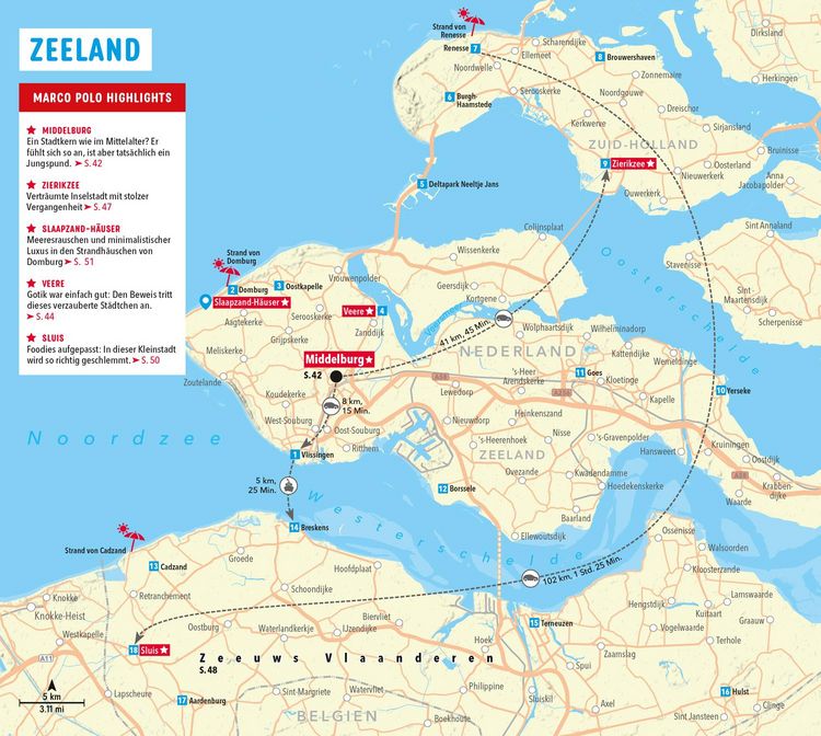 Produktbild: MARCO POLO Reisef&uuml;hrer Niederl&auml;ndische K&uuml;ste