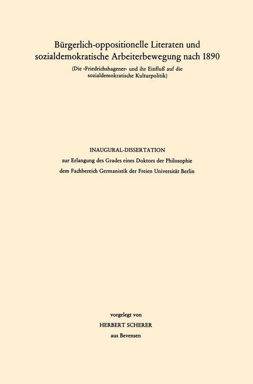 Produktbild: B&uuml;rgerlich-oppositionelle Literaten und sozialdemokratische Arbeiterbewegung nach 1890