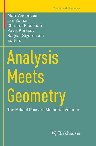 Produktbild: Analysis Meets Geometry