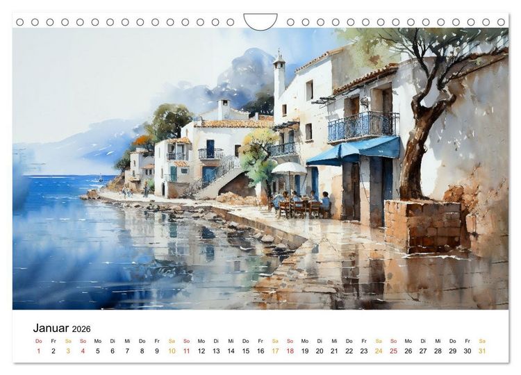 Produktbild: Mallorca mein Traum (Wandkalender 2026 DIN A4 quer), CALVENDO Monatskalender