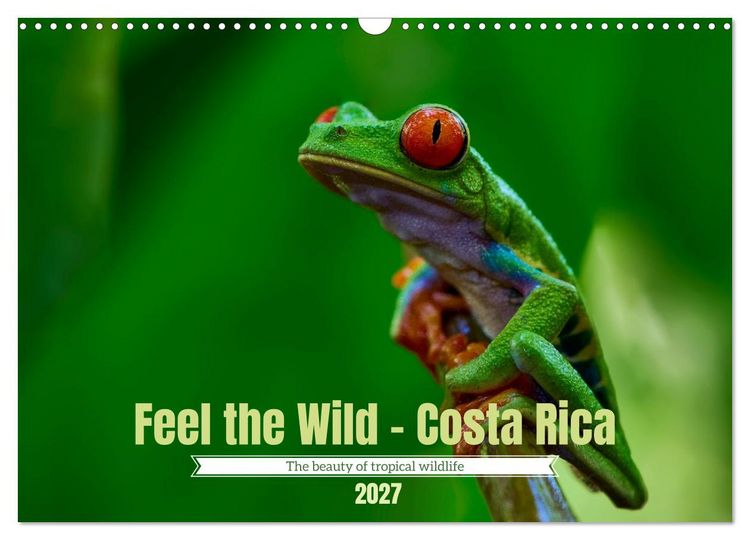 Produktbild: Feel the Wild &ndash; Costa Rica (Wall Calendar 2027 DIN A3 landscape), CALVENDO 12 Month Wall Calendar