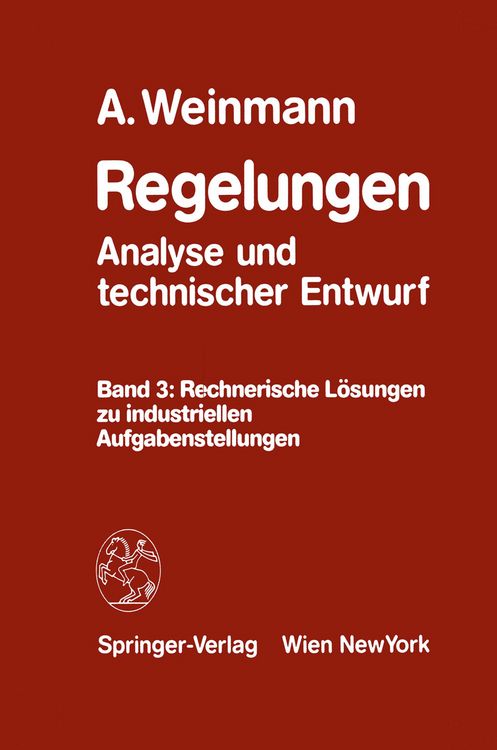 Produktbild: Regelungen Analyse und technischer Entwurf