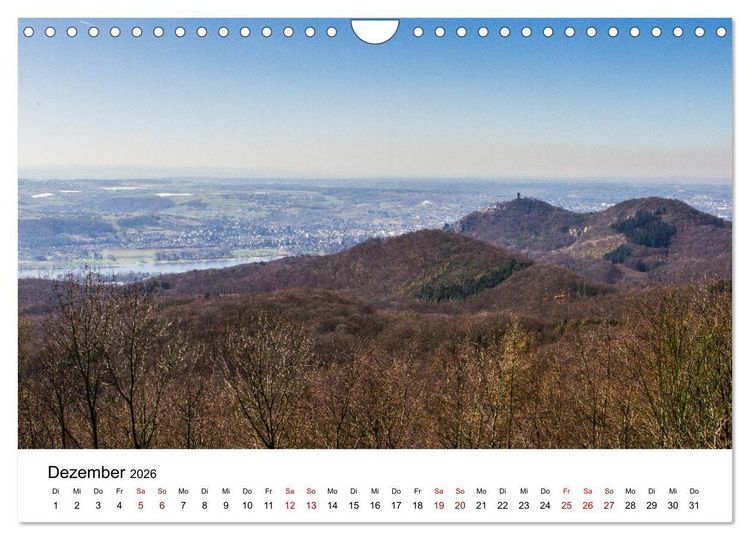 Produktbild: H&ouml;hepunkte des Siebengebirges (Wandkalender 2026 DIN A4 quer), CALVENDO Monatskalender