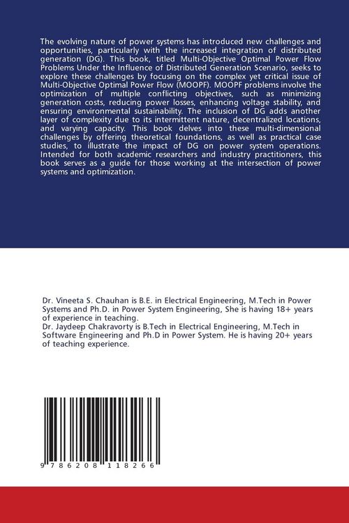 Produktbild: MULTI OBJECTIVE OPTIMAL POWER FLOW PROBLEMS
