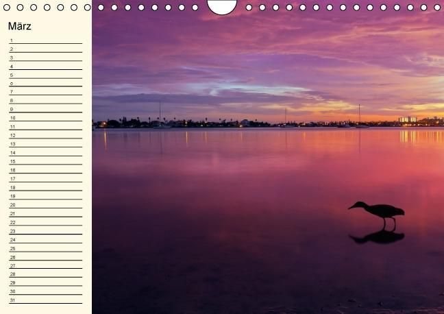 Produktbild: Immerw&auml;hrender Geburtstagskalender &ndash; Beautiful Sunsets (Wandkalender immerw&auml;hrend DIN A4 quer)