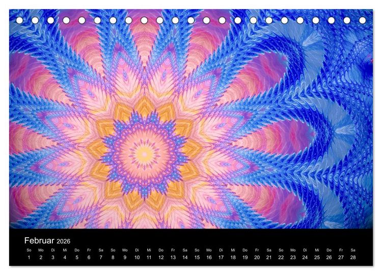 Produktbild: mandala-art (Tischkalender 2026 DIN A5 quer), CALVENDO Monatskalender