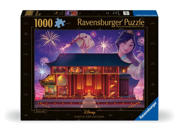 Produktbild: Erwachsenenpuzzle 1000 Teile - Disney Prinzessinnen - Disney Castles: Mulan