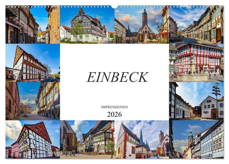 Produktbild: Einbeck Impressionen (Wandkalender 2026 DIN A2 quer), CALVENDO Monatskalender