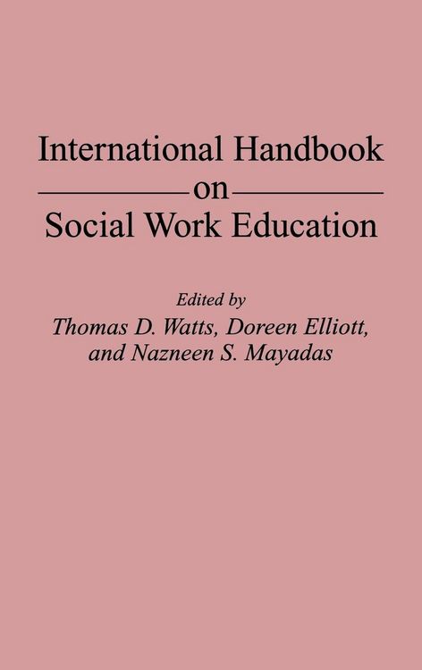 Produktbild: International Handbook on Social Work Education