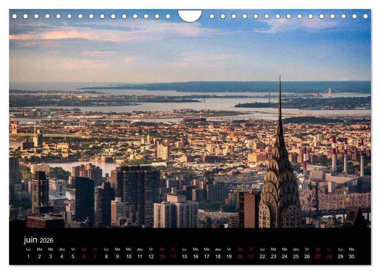 Produktbild: Balade New-Yorkaise, Manhattan (Calendrier mural 2026 DIN A4 vertical), CALVENDO calendrier mensuel