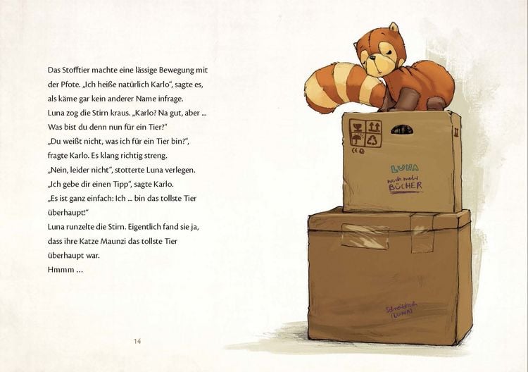 Produktbild: Luna und der Katzenb&auml;r Band 1
