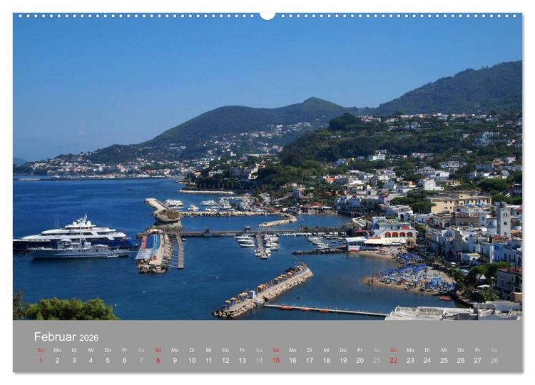 Produktbild: Ischia, die gr&uuml;ne Insel (Wandkalender 2026 DIN A2 quer), CALVENDO Monatskalender