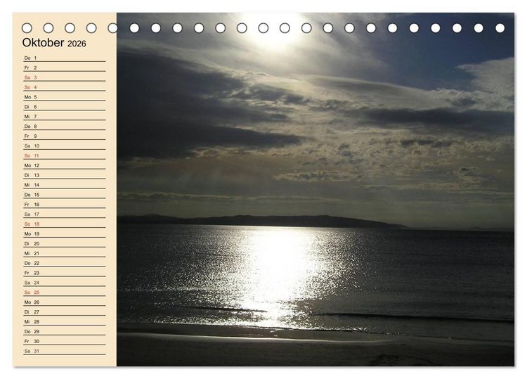 Produktbild: Irland. Impressionen (Tischkalender 2026 DIN A5 quer), CALVENDO Monatskalender