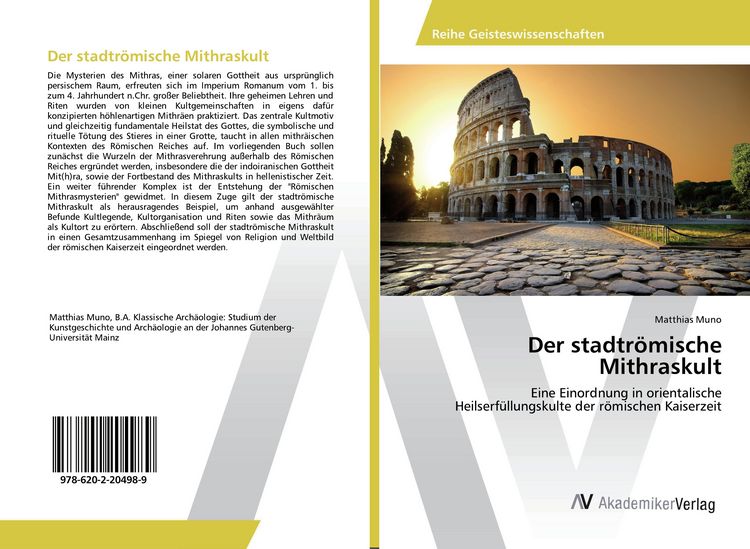 Produktbild: Der stadtr&ouml;mische Mithraskult