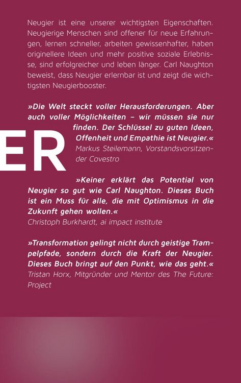 Produktbild: Die Kraft der Neugier