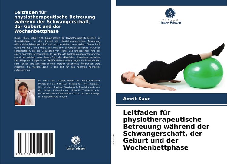 Produktbild: Leitfaden f&uuml;r physiotherapeutische Betreuung w&auml;hrend der Schwangerschaft, der Geburt und der Wochenbettphase