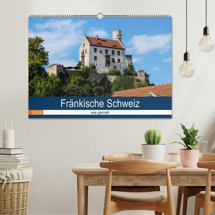 Produktbild: Fr&auml;nkische Schweiz wie gemalt (Wandkalender 2026 DIN A2 quer), CALVENDO Monatskalender