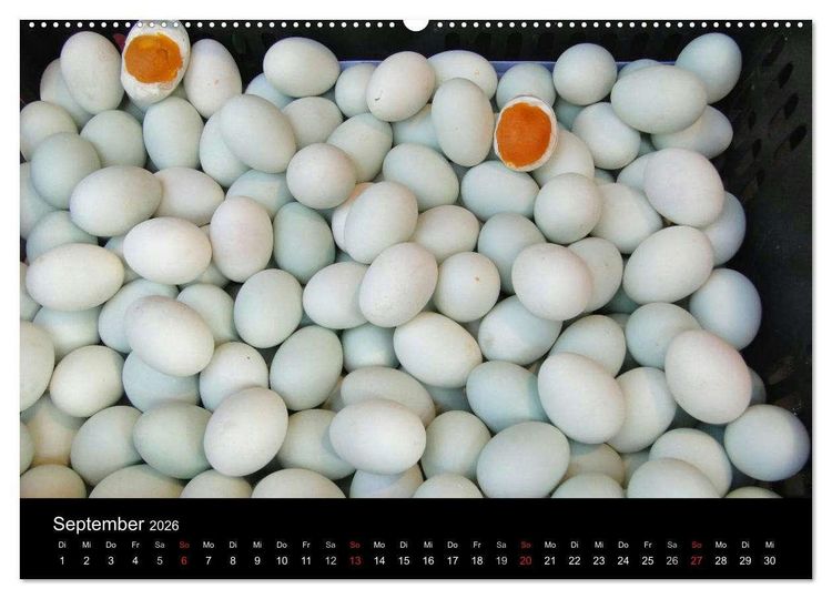 Produktbild: Taiwan kulinarisch erleben (hochwertiger Premium Wandkalender 2026 DIN A2 quer), Kunstdruck in Hochglanz