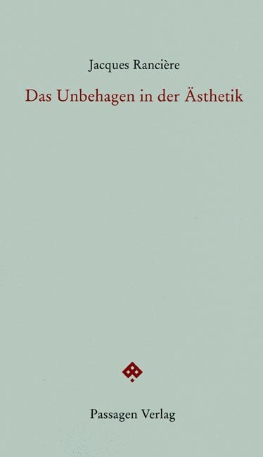 Produktbild: Das Unbehagen in der &Auml;sthetik