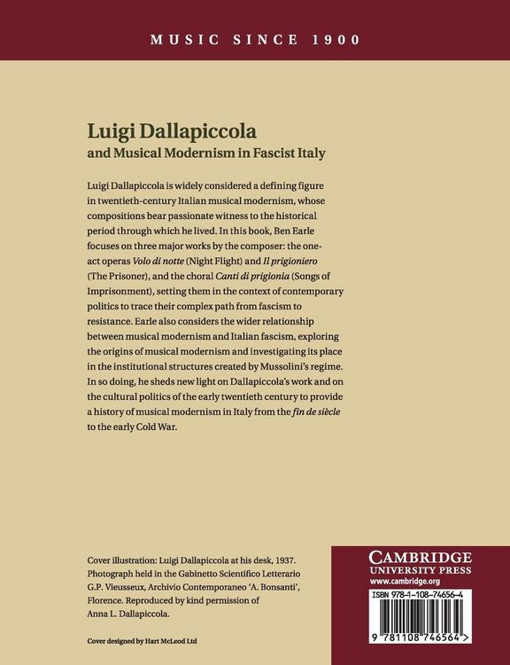 Produktbild: Luigi Dallapiccola and Musical Modernism in Fascist Italy