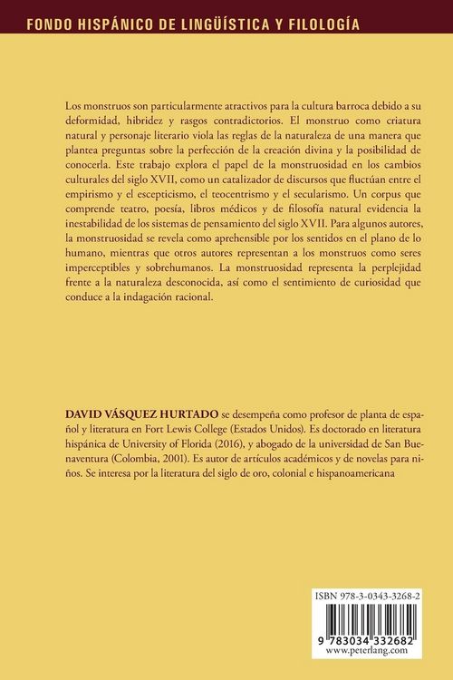 Produktbild: Monstruosidad y escepticismo barroco en la Espa&ntilde;a Imperial