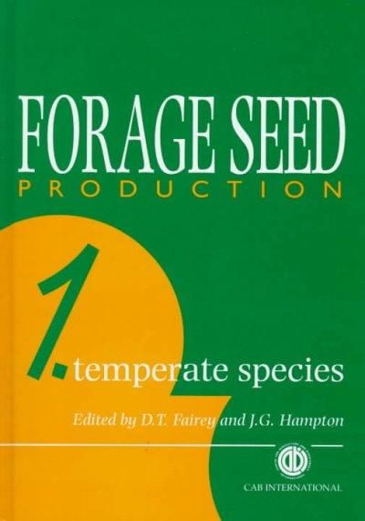 Produktbild: Forage Seed Production, Volume 1